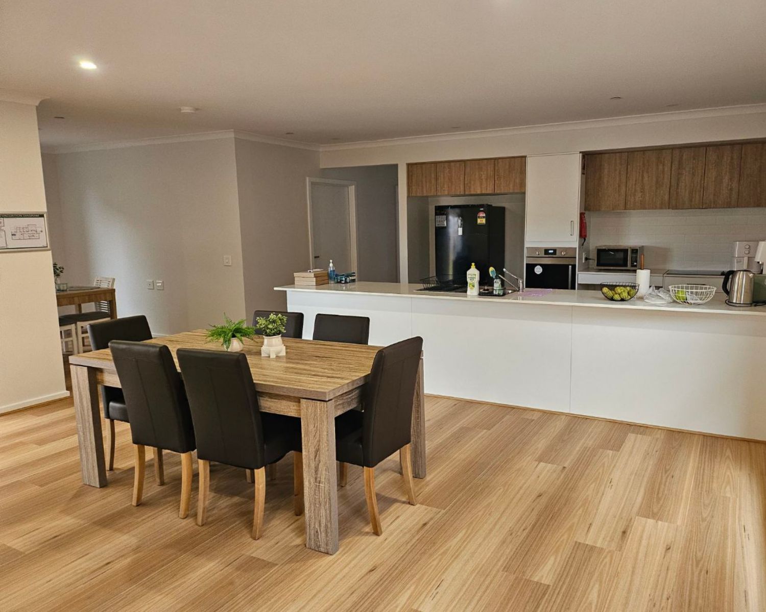 Kaser St Dining and kitchen