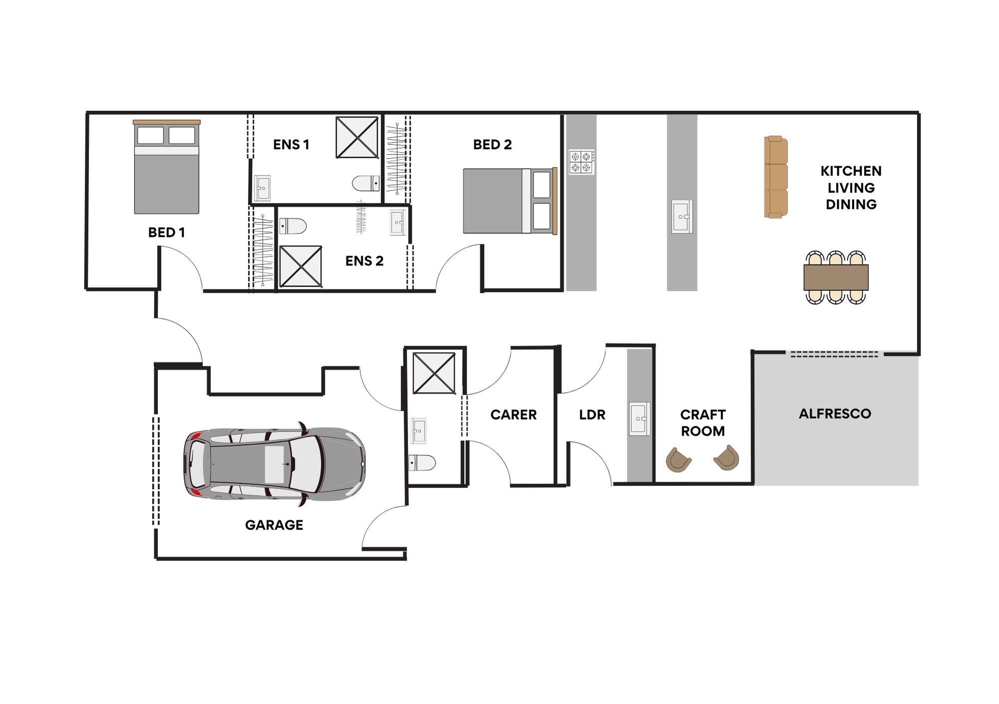 FLOOR PLAN LUNN OFFICER