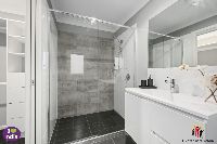 second bathroom complete with logos