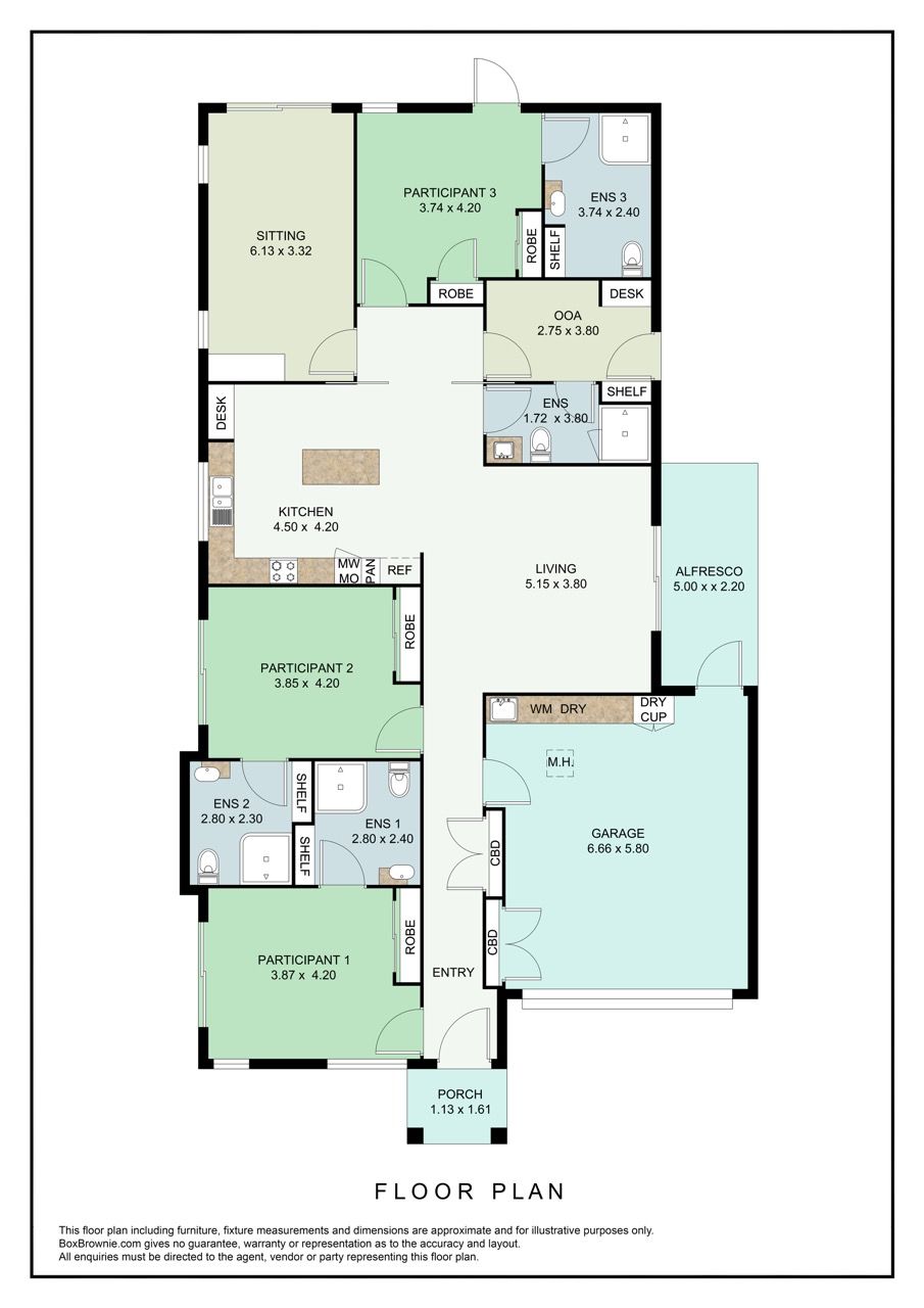 3 Bed Home Newborough Large