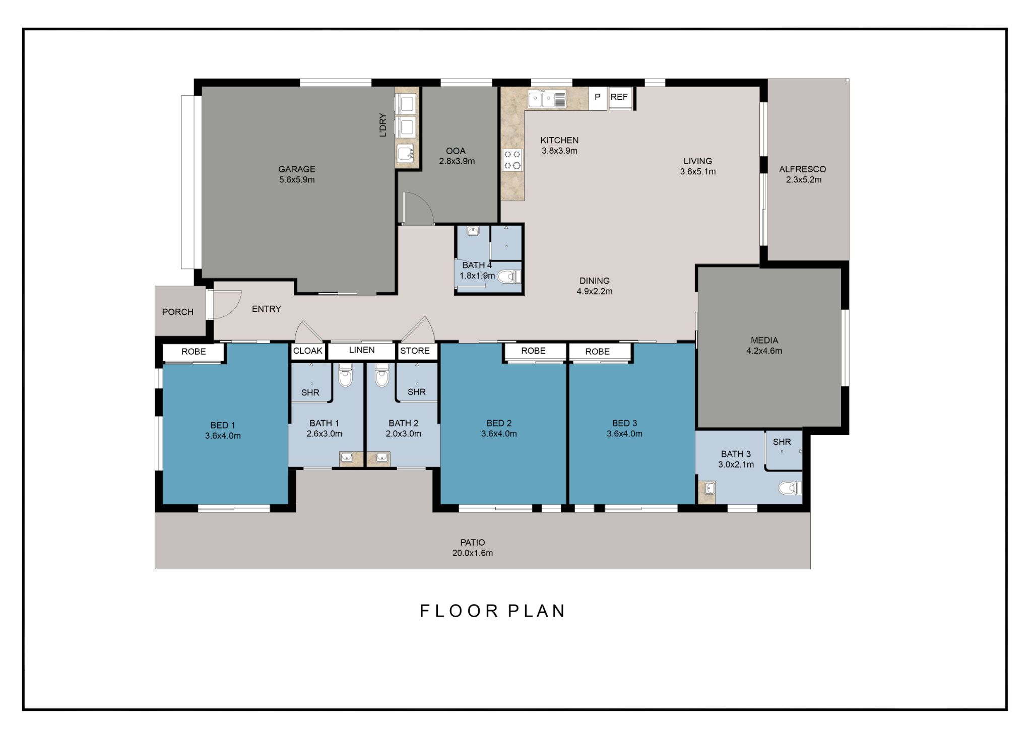 66 Annabella Dr Port Macquarie Floor Plan