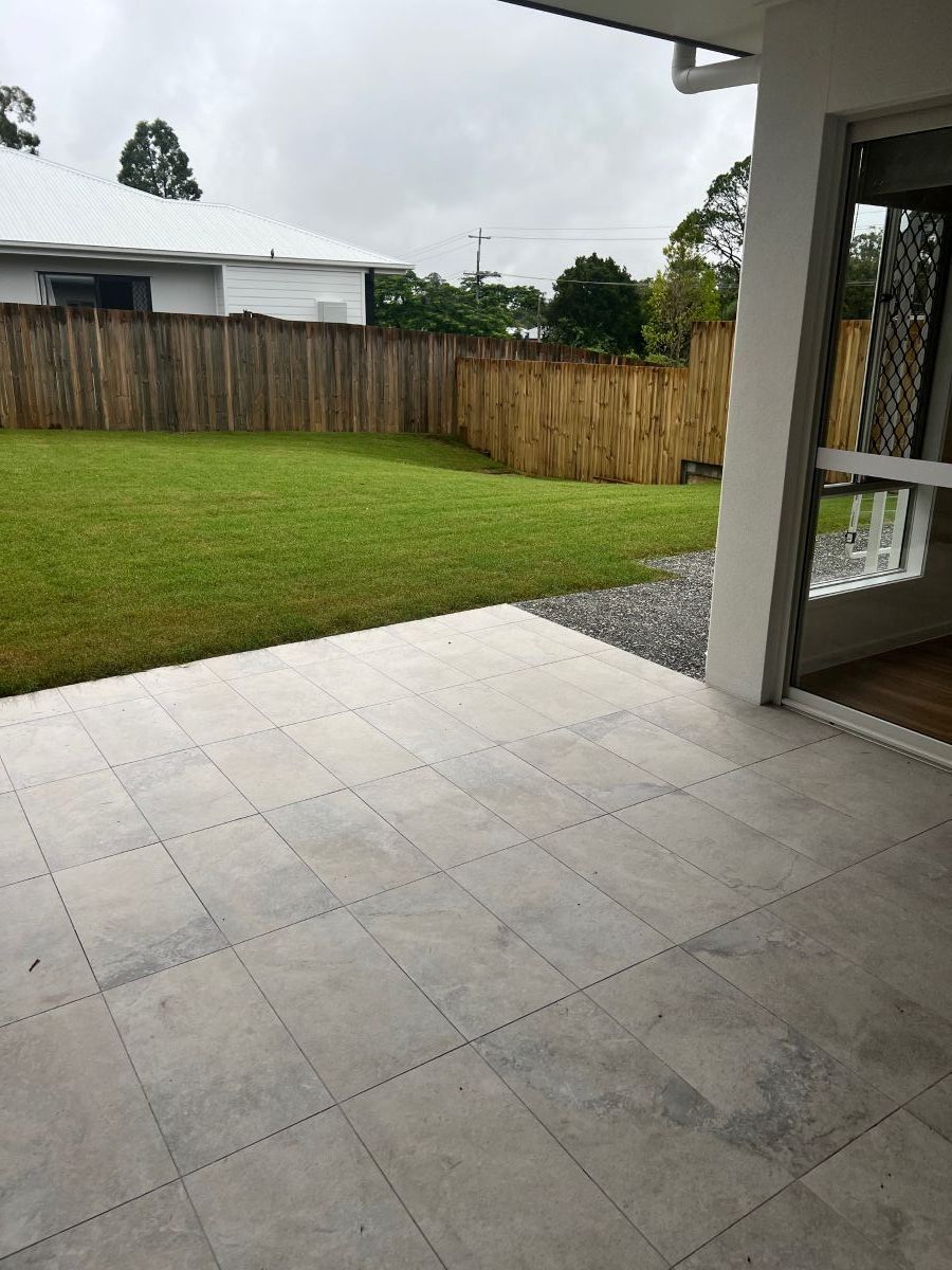 Backyard from alfresco area 167a Brays Rd Lawnton