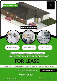 NDIS PROPERTY SALE   LEASE