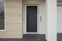 Marine Grade Stainless Steel Swinging Security Door 1