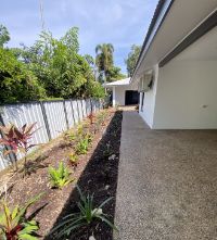 Backyard   Connecting to Villa Path