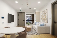 Private dining living_staged