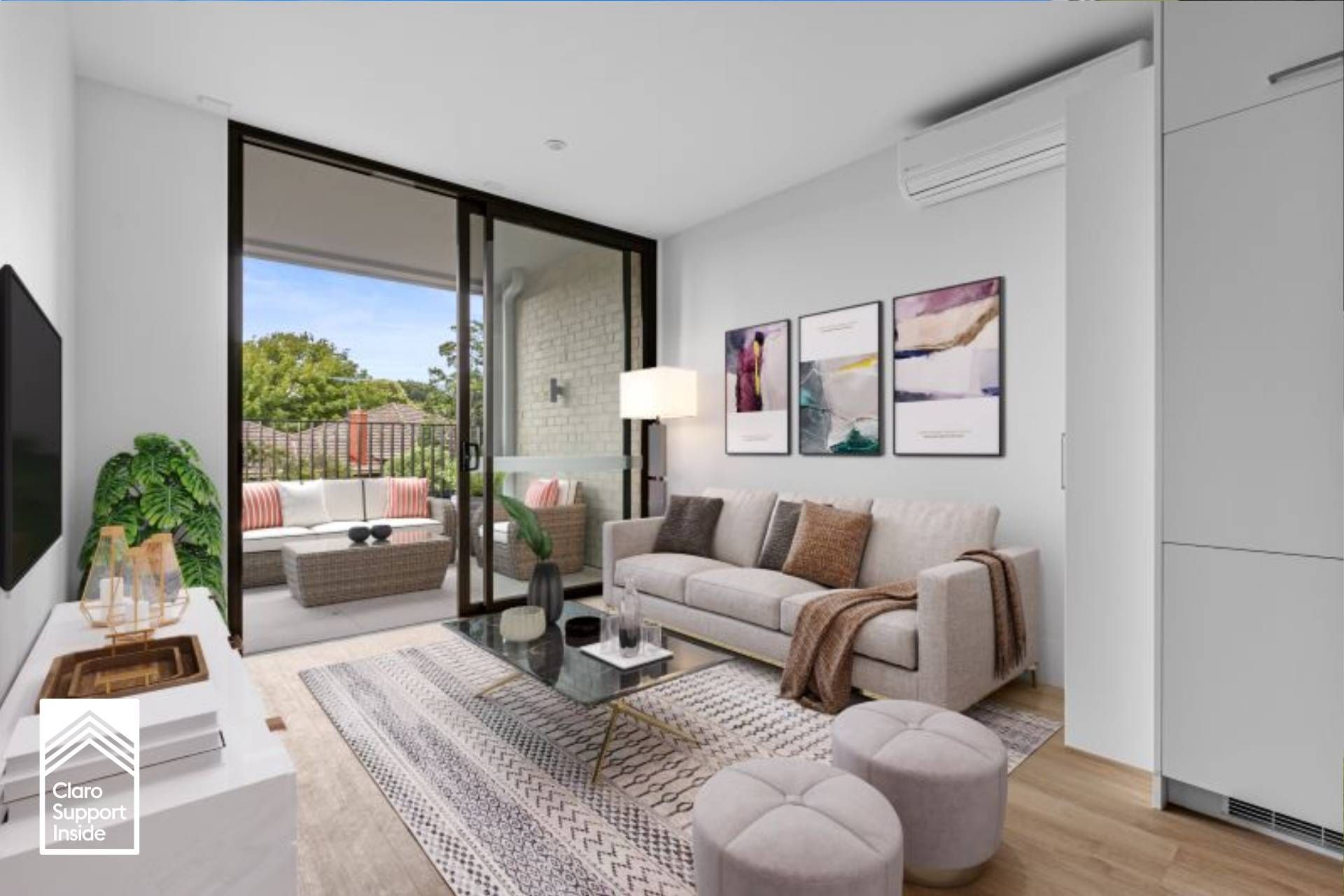 living room upstairs b