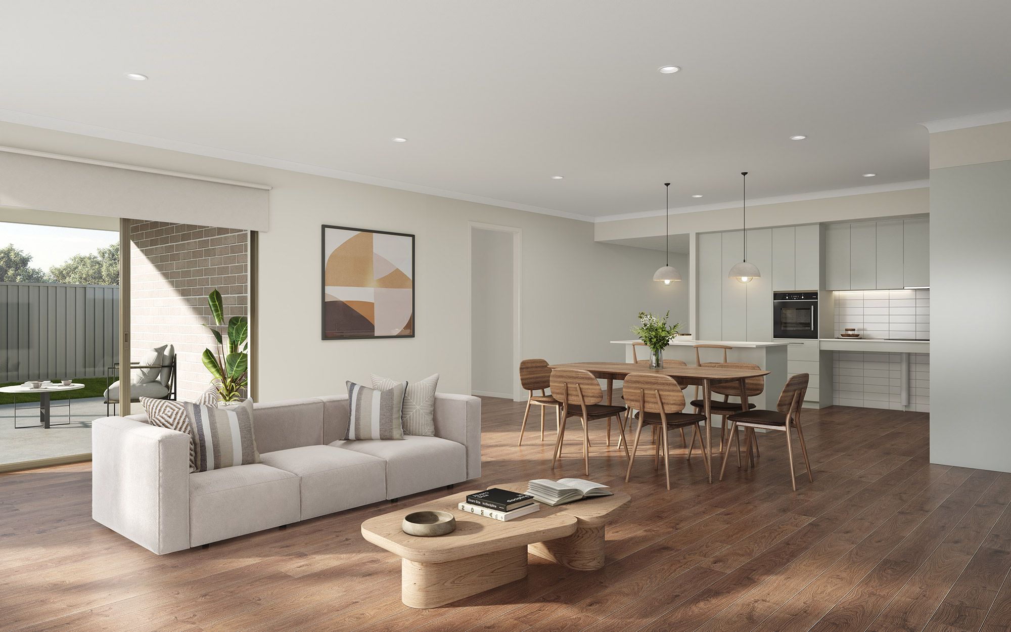 Living Dining Kitchen LR