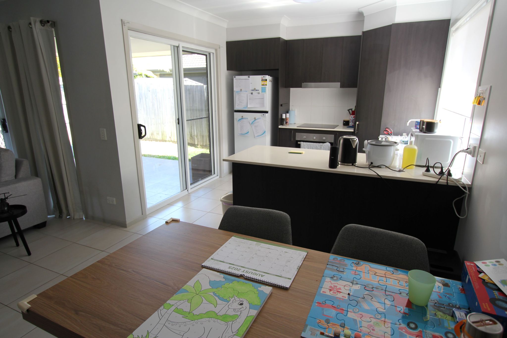 Dining room and Kitchen