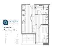 Beaumaris  Apartment 4 & 5, Floor plan