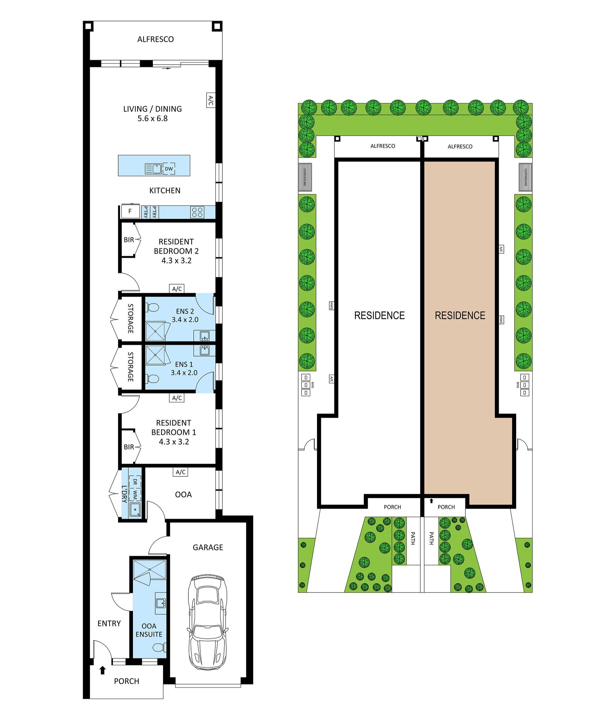 Floorplan  Thornbury Dwelling 1 IL
