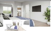 Bedroom with their own private oversized ensuite and wardrobes