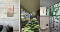 Collage: Lounge, Shared Space and Bathroom