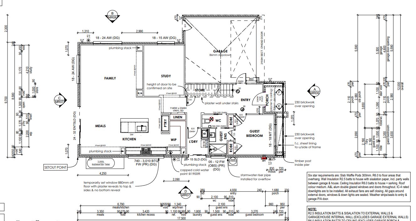Rockbank House ground floor plan pic