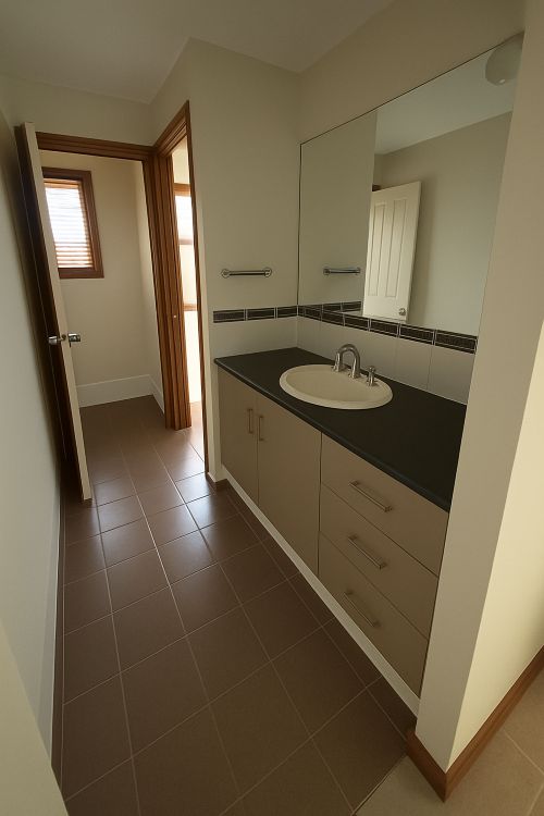 Bathroom   door closed