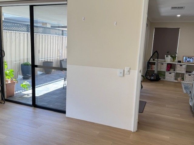 bed off living patio access