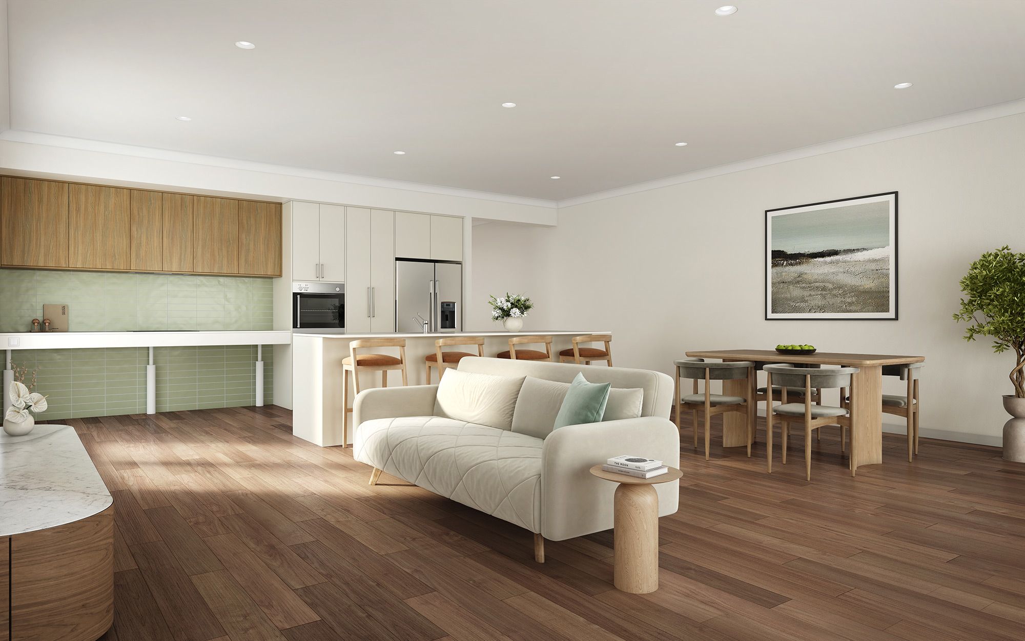 Agnes  Cleveland) Noble Park Kitchen Living Dining LR