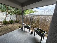 Outdoor patio area