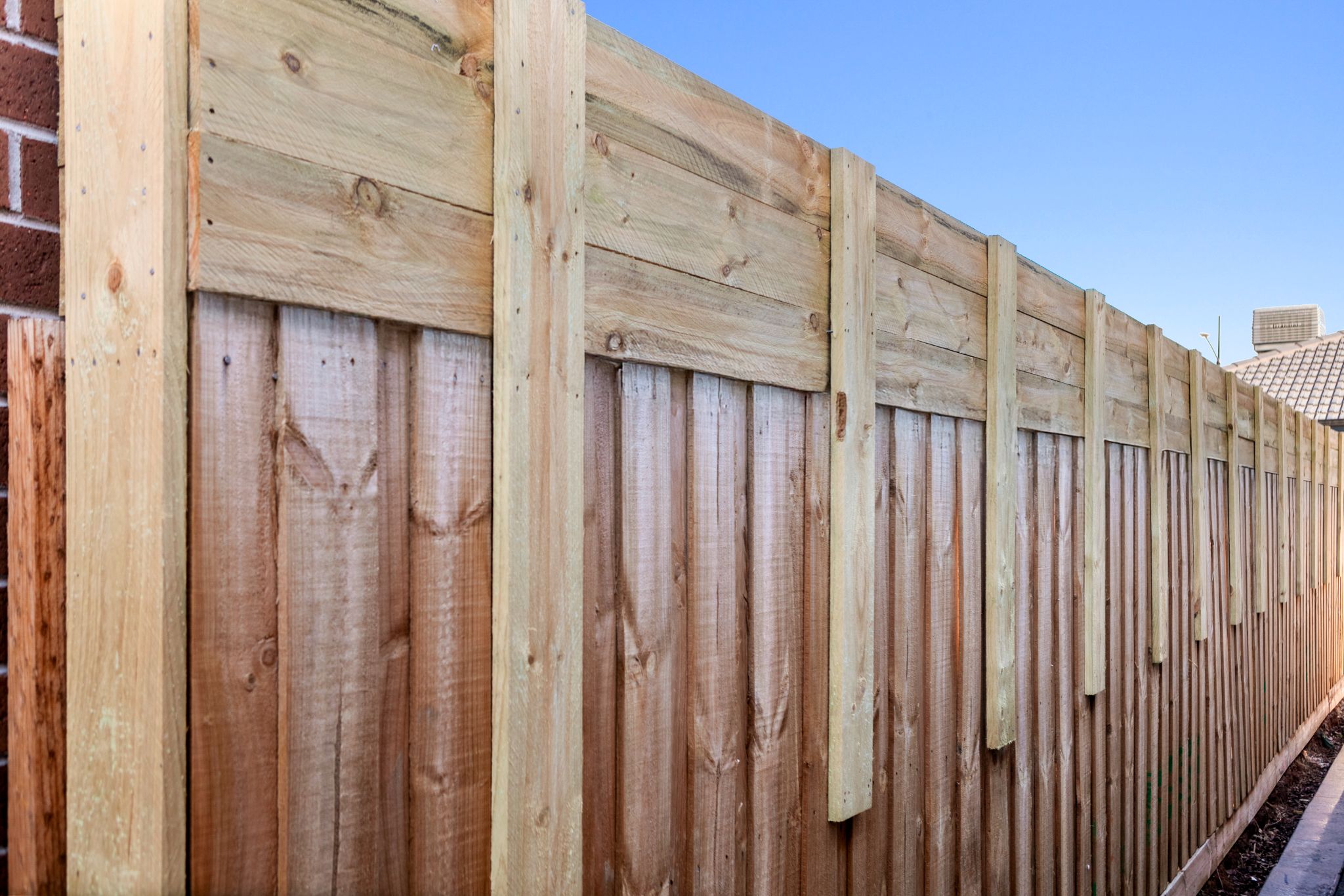 2m High Paling Dividing Fence