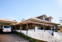 Single bedroom shared bathroom and living