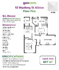 12 Wyalong Gencare SIL House Floor Plan
