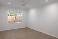 Modern bedroom with natural light