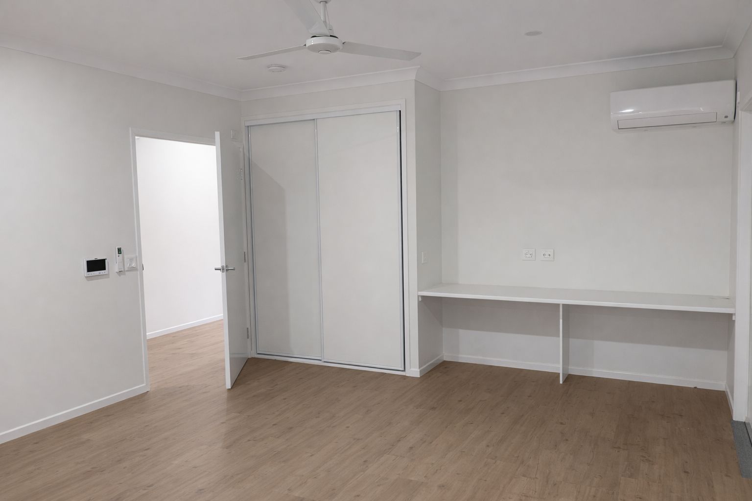 Modern bedroom with clean design