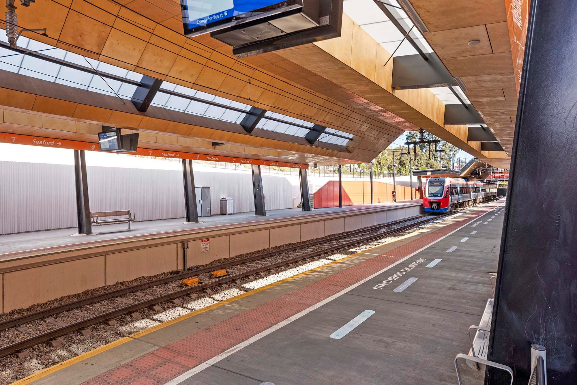 Oaklands Railway Station LR No Logo