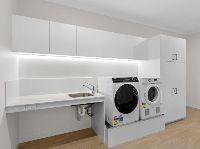 Spacious Fully accessible laundry
